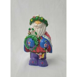 Sue Dreamer Christmas Follies Hand Painted "Silly Santa" in Box Vintage 1995
